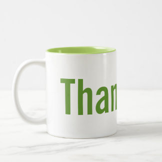 2 Couleurs Tasse de Merci d'appréciation