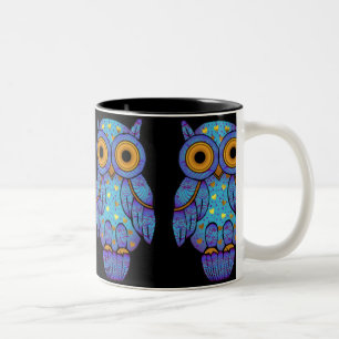 2 Couleurs Tasse de minuit de folie de hibou de H00t