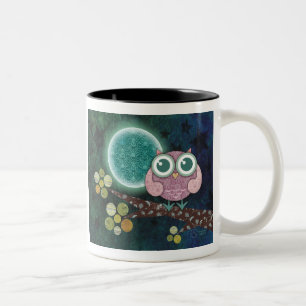 2 Couleurs tasse de minuit de hibou