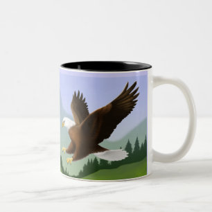 2 Couleurs Tasse de montée d'Eagle d'écriture sainte de 40: