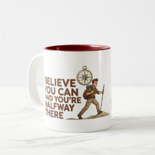 2 Couleurs Tasse de motivation pour garçons avec nom personna