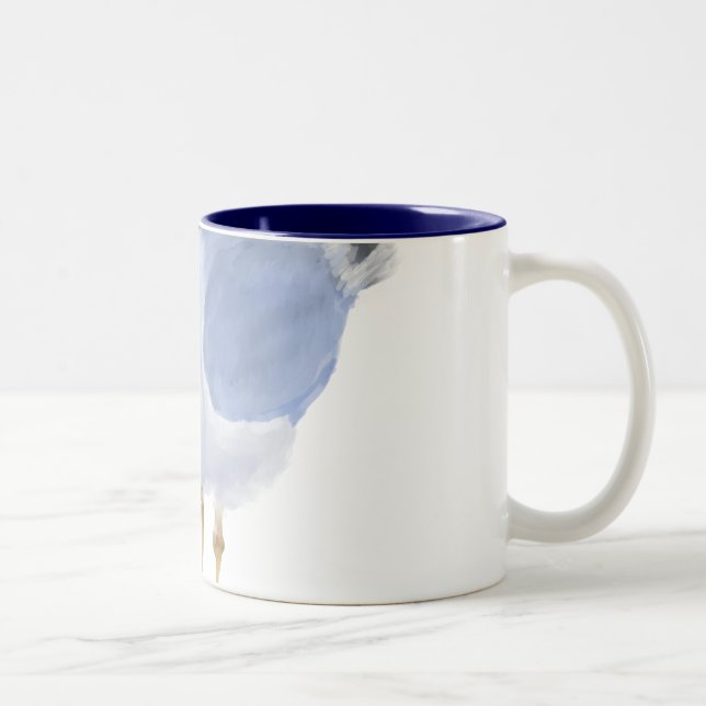 2 Couleurs Tasse de mouette (Droit)