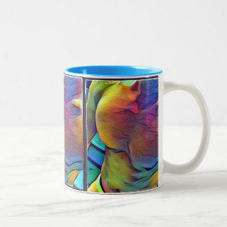2 Couleurs Tasse de nageurs