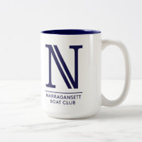 Tasse de NBC avec la crête et le logo de N
