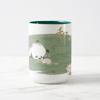 2 Couleurs Tasse de nénuphar de panda de zen