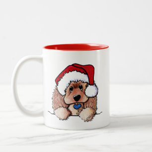 2 Couleurs Tasse de Noël KiniArt Cocker Spaniel