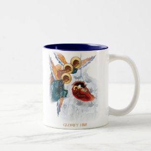 2 Couleurs Tasse de Noël - paix sur le cadeau orthodoxe de l