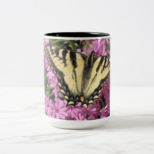 2 Couleurs Tasse de papillon de machaon de tigre