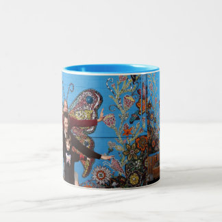 2 Couleurs Tasse de papillon salissez, d'Erin et de Julie