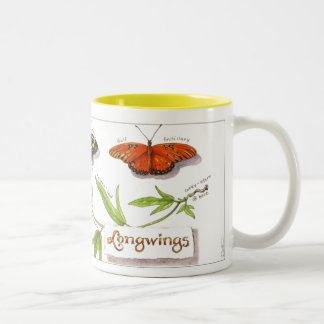 2 Couleurs Tasse de papillons de Longwing