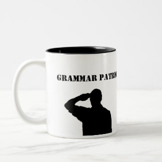 2 Couleurs Tasse de patriote de grammaire