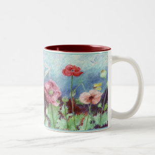 2 Couleurs Tasse de pavot