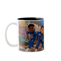 Tasse de personnage Foi avant tout