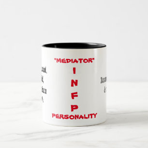 2 Couleurs Tasse de personnalité d'INFP