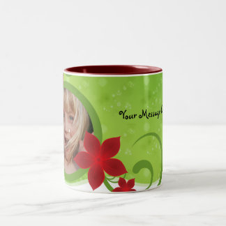 2 Couleurs Tasse de photo de vacances