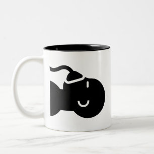 2 Couleurs Tasse de pictogramme d'anesthésie