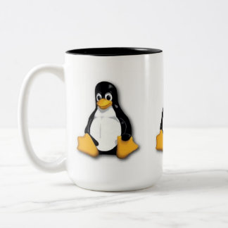 2 Couleurs Tasse de pingouin de Linux Tux