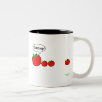 Tasse de plaisanterie de ketchup
