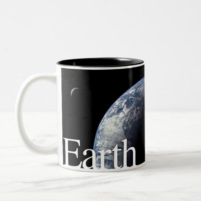 2 Couleurs Tasse de planète de LITD : La terre (Gauche)