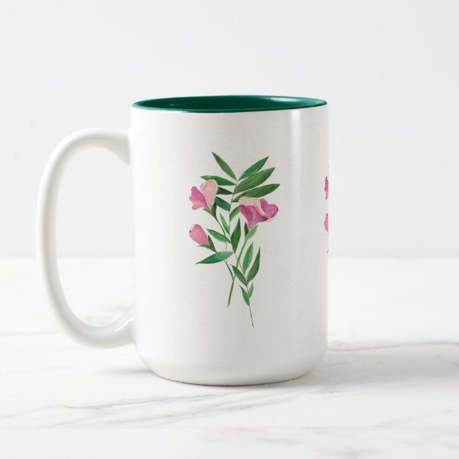 2 Couleurs Tasse de pois doux (Gauche)