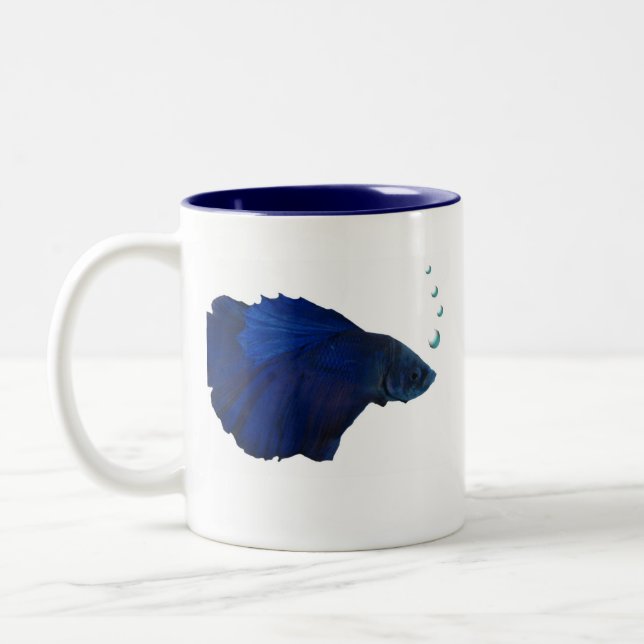2 Couleurs Tasse de poissons de Betta (Gauche)
