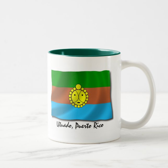 2 Couleurs Tasse de Porto Rico : Utuado (Droit)
