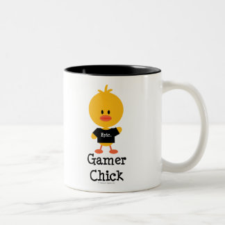2 Couleurs Tasse de poussin de Gamer