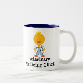 2 Couleurs Tasse de poussin de médecine vétérinaire