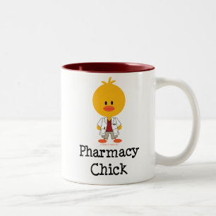 2 Couleurs Tasse de poussin de pharmacie
