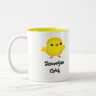 2 Couleurs Tasse de poussin de Slovenijan