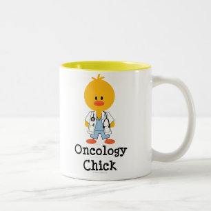 2 Couleurs Tasse de poussin d'oncologie
