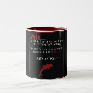 2 Couleurs Tasse de présages de "dauphins" -