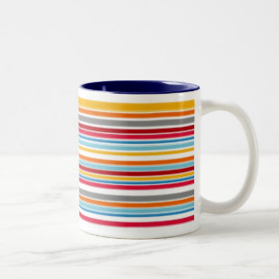 2 Couleurs Tasse de rayure