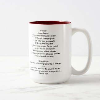 2 Couleurs Tasse de recette de bière épicée