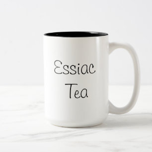 2 Couleurs Tasse de recette de thé d'Essiac