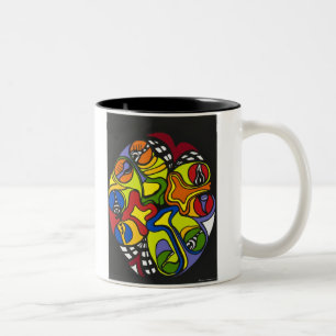 2 Couleurs Tasse de réflexion avec MOI AI BESOIN DE COFF…