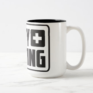 2 Couleurs tasse de réunion de sécurité