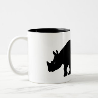 2 Couleurs Tasse de rhinocéros