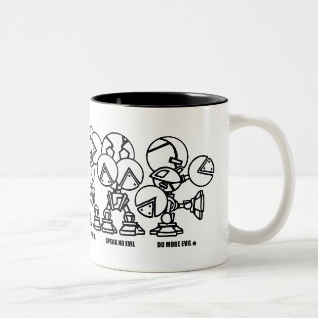 2 Couleurs Tasse de robots (Droit)