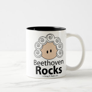 2 Couleurs Tasse de roches de Beethoven