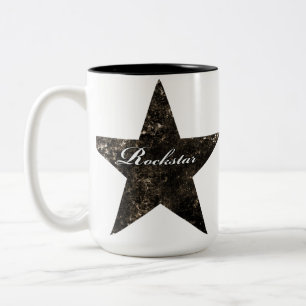 2 Couleurs Tasse de Rockstar (textures grunges)