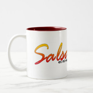 2 Couleurs tasse de Salsa