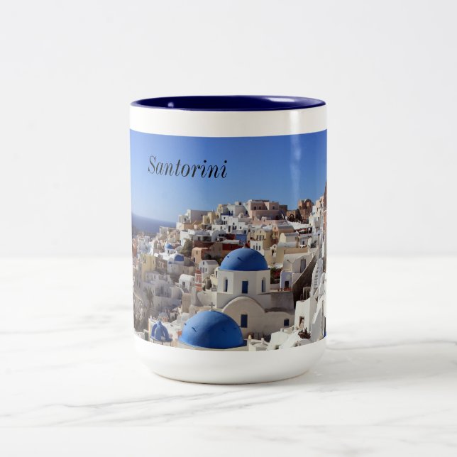 2 Couleurs Tasse de Santorini (Centre)