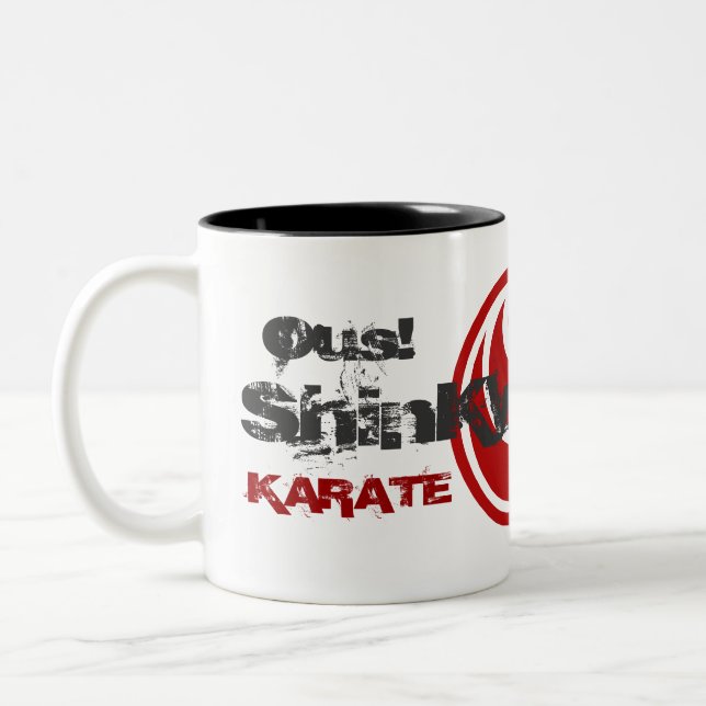 2 Couleurs Tasse de ShinKyokushinlogo (Gauche)
