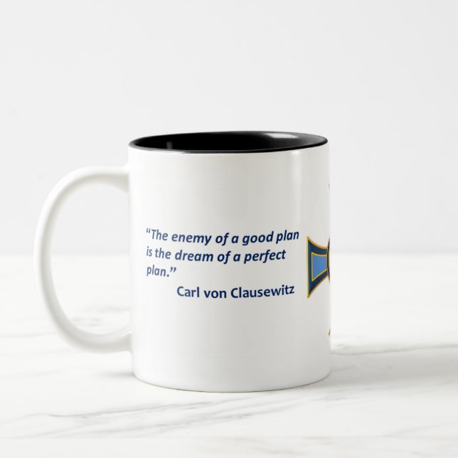 2 Couleurs Tasse de signal d'homme de doctrine (Gauche)