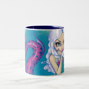 2 Couleurs Tasse "de sirène repérée par rose"