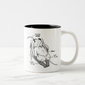 2 Couleurs Tasse de souris de Pervy