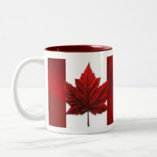 2 Couleurs Tasse de souvenir de feuille d'érable du Canada de