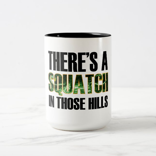 2 Couleurs Tasse de Squatch (Centre)