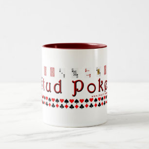 2 Couleurs Tasse de Stud poker (grande)